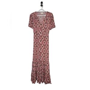 Floral GrannyCore CottageCore Long Dress Feminine Girlie Size S Flowy Spring